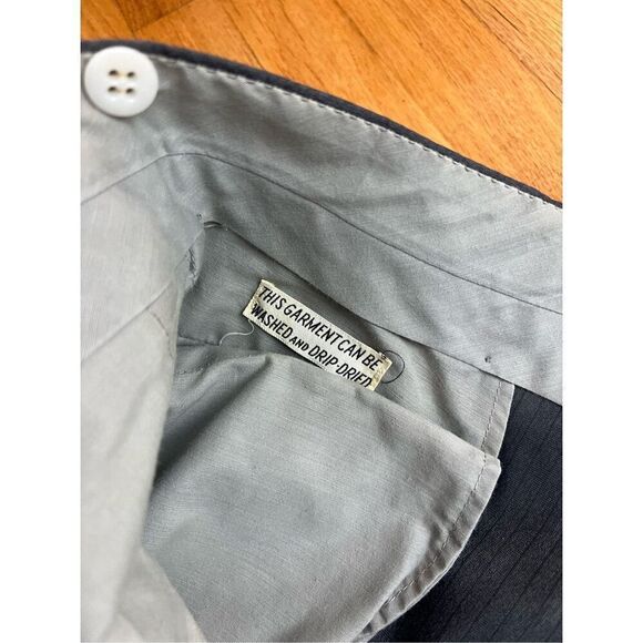 Vintage Late 1940s to mid 1950s Men’s Charcoal Suit Set 2pc 35x29 pant - Picture 10 of 15